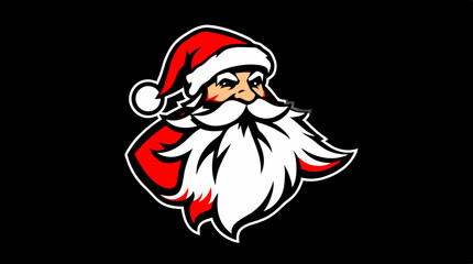 Cartoon Santa Claus Character Icon Collection – Christmas Vector
