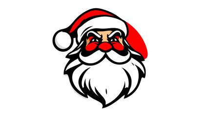 Cartoon Santa Claus Character Icon Collection – Christmas Vector