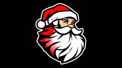 Cartoon Santa Claus Character Icon Collection – Christmas Vector