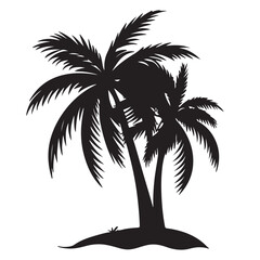 plam tree silhouette