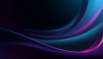 Obraz premium Abstract Blue Line Movement on dark background 