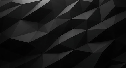 Obraz premium Abstract Dark Geometric Low Poly Background Texture