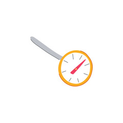 moisture compost thermometer cartoon vector illustration