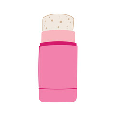 parabenfree deodorant eco friendly cartoon vector illustration