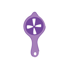 easy egg separator tool cartoon vector illustration