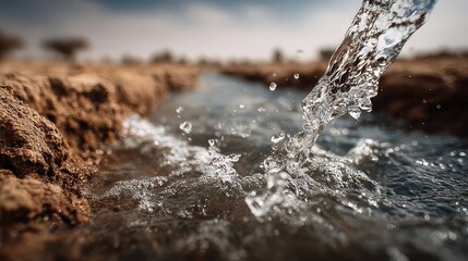 Climate change and water scarcity threaten freshwater resources by altering precipitation patterns, depleting aquifers, and reducing access to clean water, demanding sustainabl