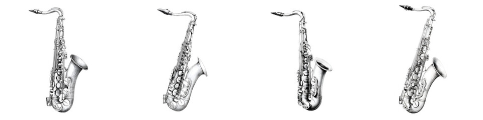 Watercolor Desert Plants, Botanical Illustrations on White