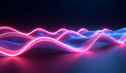 abstract glowing lines background