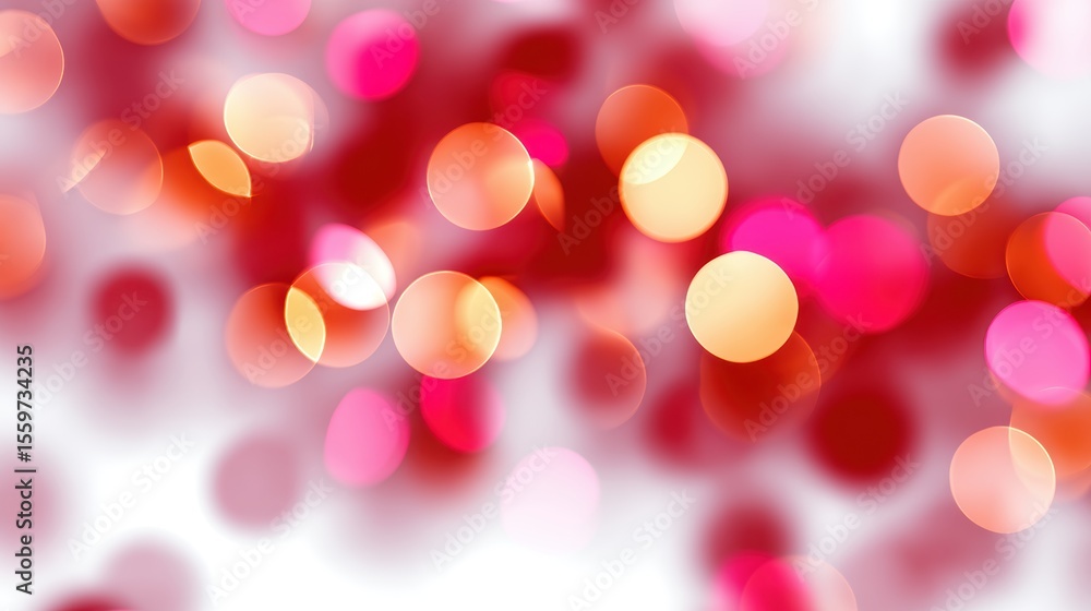 Poster subtle bokeh light effect background on white background