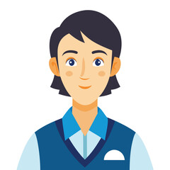 Man smiling in headset role