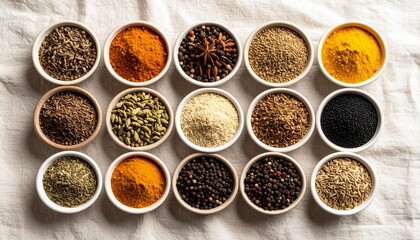 Yemeni spices and herbs.