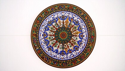 Naklejka premium Traditional islamic round ornament.