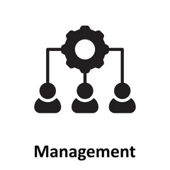 Management Vector Icon which can easily modify or edit