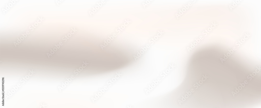 Aufkleber wavy beige gradient background. light calm blending template. vector backdrop with soft blur taupe e