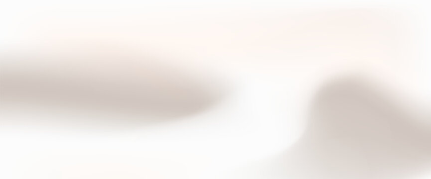 Wavy beige gradient background. Light calm blending template. Vector backdrop with soft blur taupe effect. Ombre pearl cream wallpaper. Pale beige colors abstract gradation design.