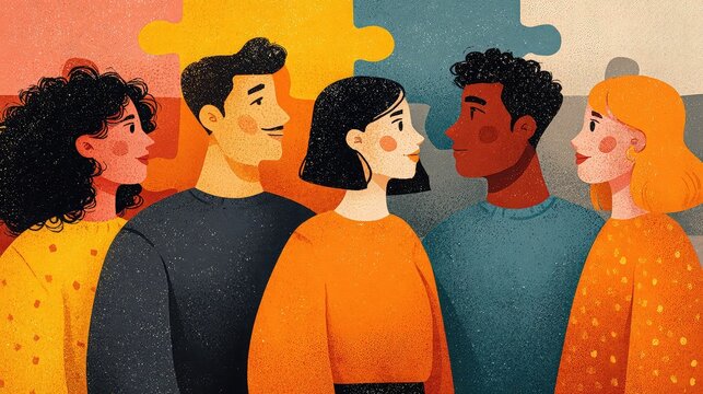 Collaborative problem-solving collective intelligence diverse perspectives synergy creativity logic solutions innovation teamwork achieving outcomes trust unified action