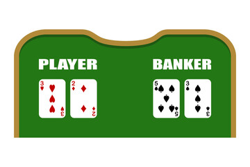 カジノテーブル　バカラ