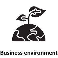 Business environment Vector Icon which can easily modify or edit