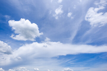 clear blue sky background,clouds with background, Blue sky background with tiny clouds. White...