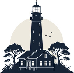 lighthouse on the island