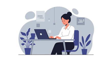 A compassionate female nurse stands confidently in her uniform, holding essential medical tools against a serene urban landscape, symbolizing dedicated healthcare.