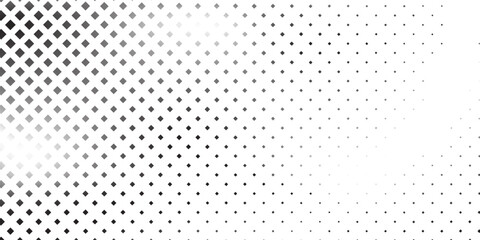 Abstract dot grunge halftone gradient background. Faded grit noise texture. White and black sand wallpaper design