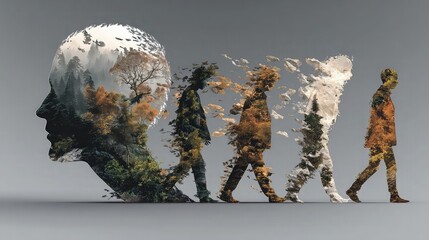 Concept change transformation evolution adaptation personal societal shifts narrative progression consciousness continuity transition resilience