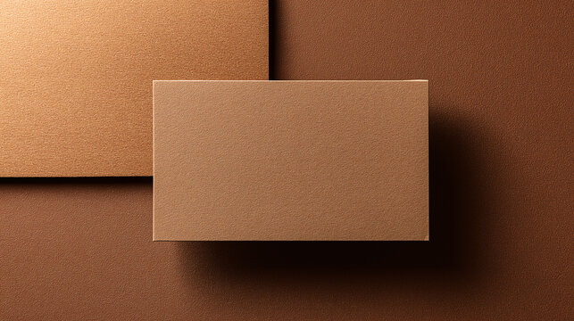 Elegant bronze metallic background with layered rectangular textures and subtle shine. Ideal for luxury branding, premium packaging, or sophisticated design templates.