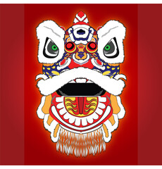 Barongsai Head Vector.eps