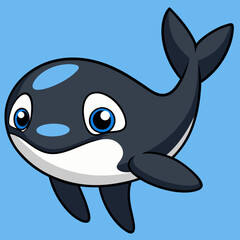 Obraz premium cartoon, fish, dolphin, animal, sea, water, vector, whale, illustration, ocean, shark, cute, art, nature, marine, fun, blue, mammal, aquatic, swimming, animals, funny, smile, underwater, design