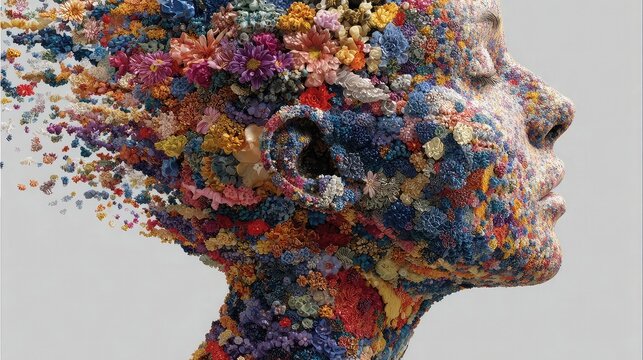 Concept human identity values beliefs personality memory evolution emotional imprint cultural expression inner world external interaction behavior patterns