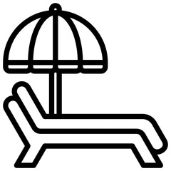 Beach Chair Icon