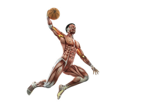 The Power and Anatomy of a Basketball Player