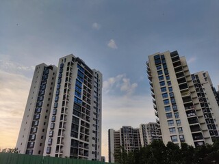 high rise building