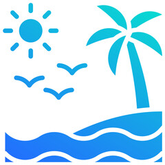 Obraz premium Beach Icon