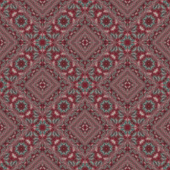 Pink seamless pattern with diamonds for design, printing.