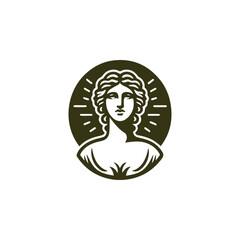 Classic goddess logo