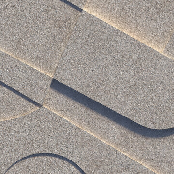 abstract 3d render object minimal extruded geometrical product background stucco cream beige colors rendering background scene wall frame 3d illustration product render inclined 1