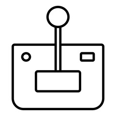 Classic video game joystick.