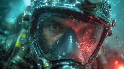 Diving into adventure high-pressure suit exploration and underwater photography