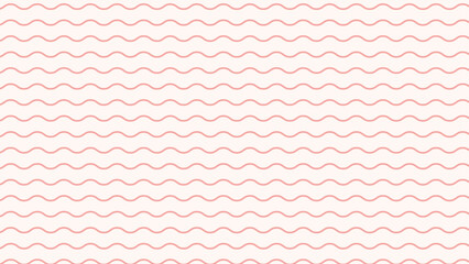 波線のかわいいボーダーのシームレスパターン背景