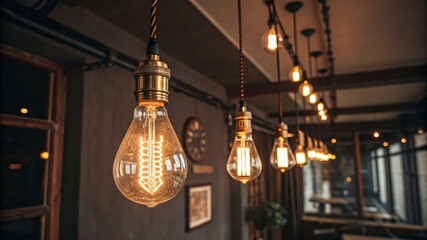 Obraz premium lamps on the ceiling