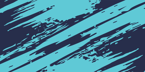 Abstract blue banner design vector, dynamic sporty horizontal background template for media promotion or web banner