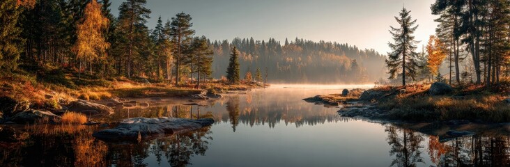 Fototapeta premium reflection in the water