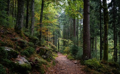 Fototapeta premium path in the woods