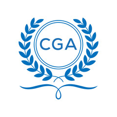 Royal Shield Logo with Wings and Crown – CGA Elite Security or Premium Brand Identity Design
