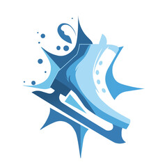 Creative Water Droplet Burst Graphic. Abstract dynamic blue water splash swirl fluid shape vector