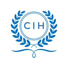 Royal Shield Logo with Wings and Crown – CIH Elite Security or Premium Brand Identity Design
