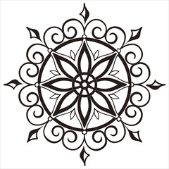 : Vector doodle mandala . Ornamental luxury mandala Mandala Line Illustration . various mandala . Mandala Pattern Designs . Henna mandala. Mehndi style. Decorative pattern in oriental style.