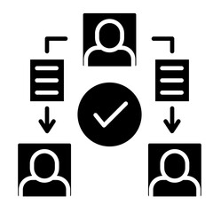 Task Assignment  Icon Element For Design
